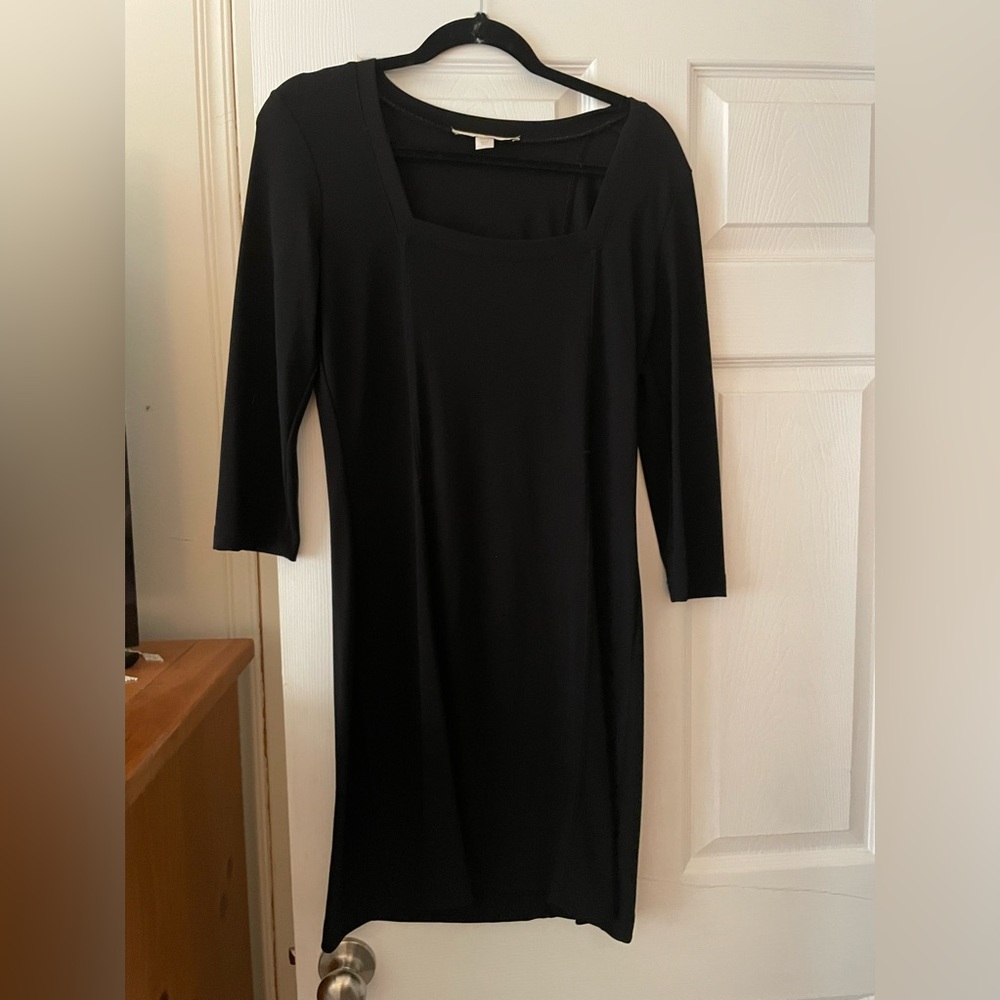 Great black dress.